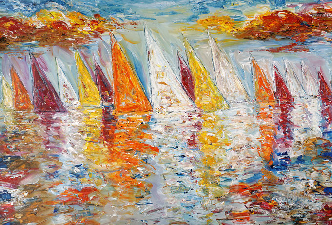 sailing painting