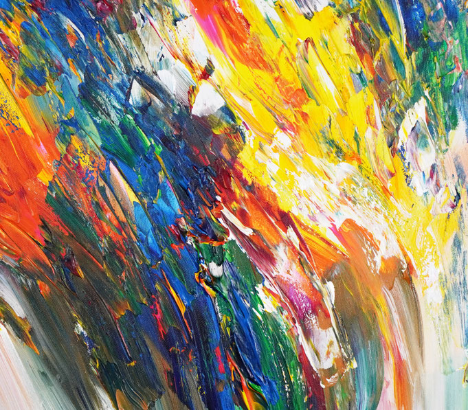 Detail of the abstract artwork by artist Peter Nottrott