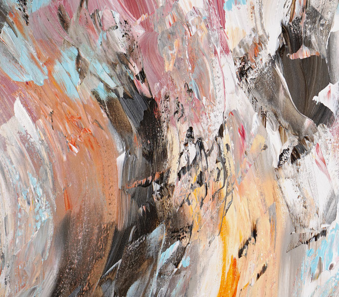Detail of the abstract artwork by artist Peter Nottrott