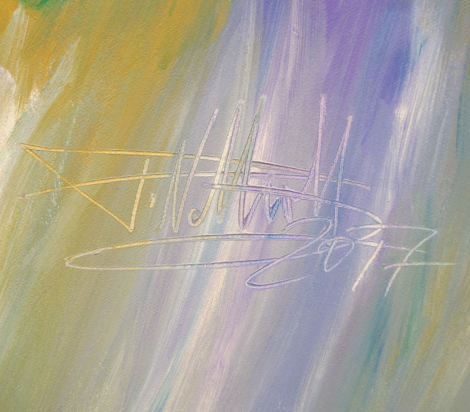 signature of the artist Peter Nottrott and year of creation: 2017