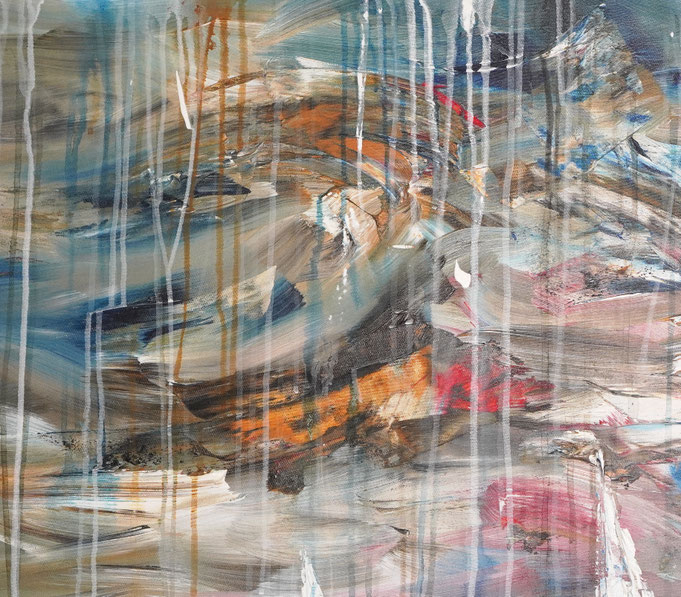 detail of the large sailing painting