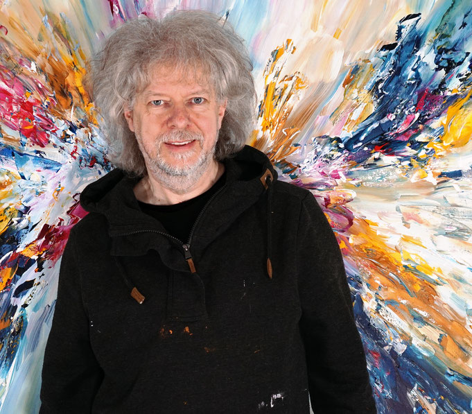 ..just finished painting: Peter Nottrott with Magical Energy Cloud XL 2