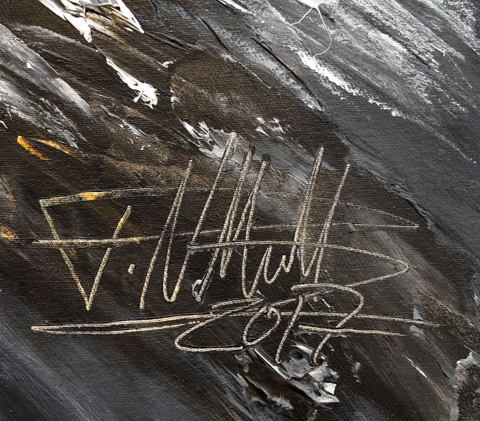 signature of the artist Peter Nottrott and year of creation