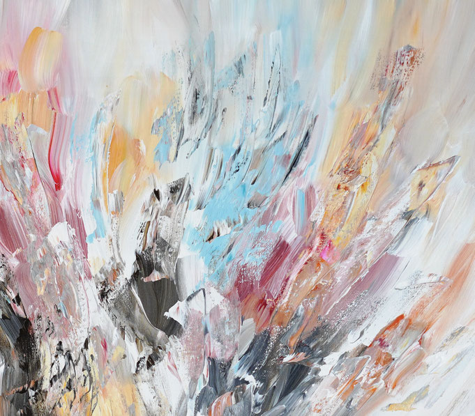 Detail of the abstract artwork by artist Peter Nottrott