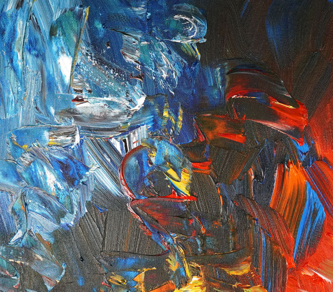 detail of the flower artwork of the artist Peter Nottrott