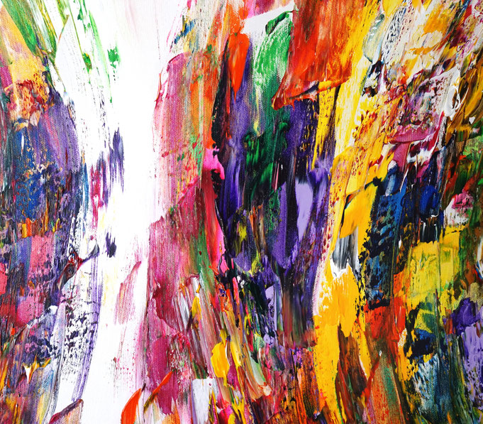 detail of the oversized abstract artwork by the artist Peter Nottrott for sale