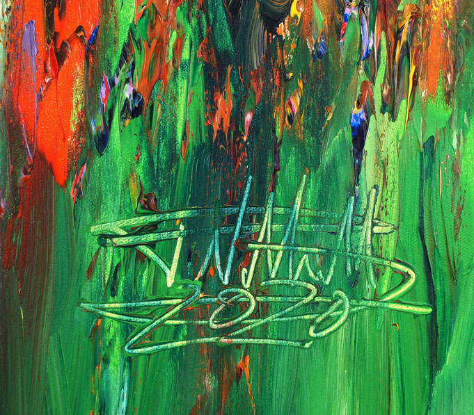 signature of the artist Peter Nottrott and year of creation: 2019