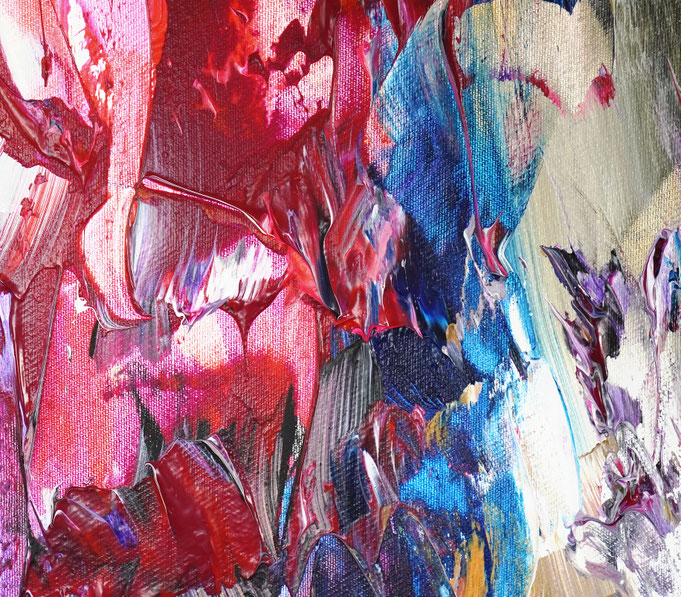 detail of this vibrant artwork