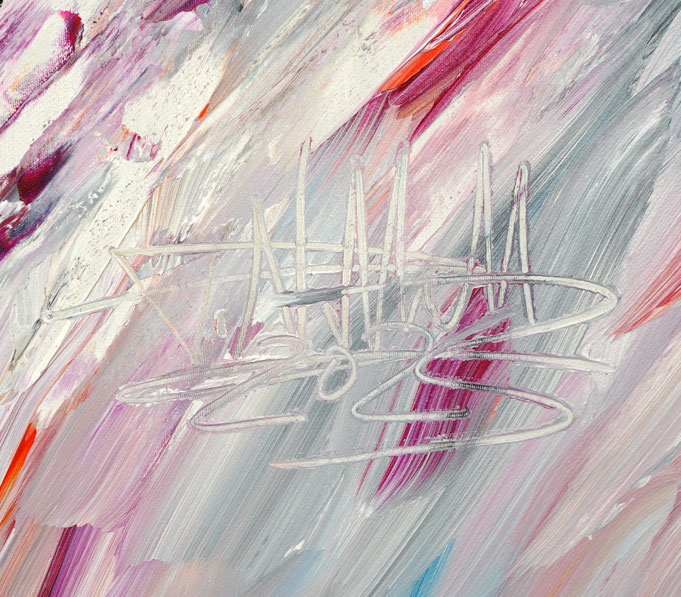 Signature of the artist Peter Nottrott and year of creation