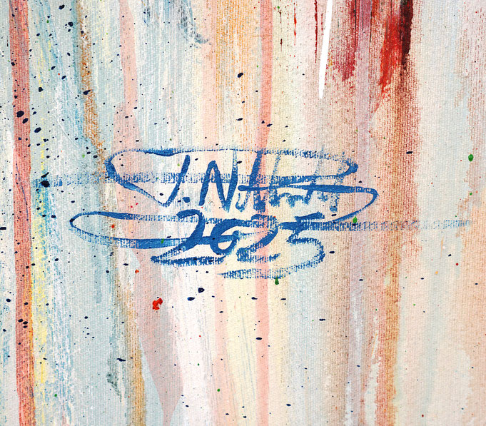 signature of the artist Peter Nottrott and year of creation