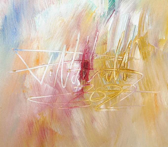 signature of the artist Peter Nottrott and year of creation
