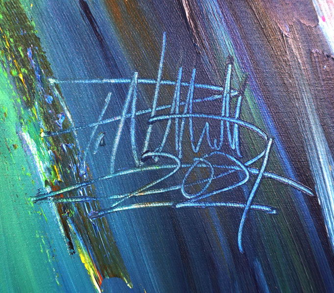 Signature of the artist Peter Nottrott and year of creation: 2021