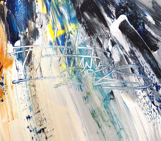Signature of the artist Peter Nottrott and year of creation