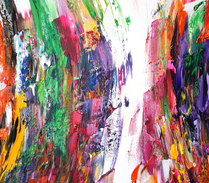 detail of the oversized abstract artwork by the artist Peter Nottrott for sale