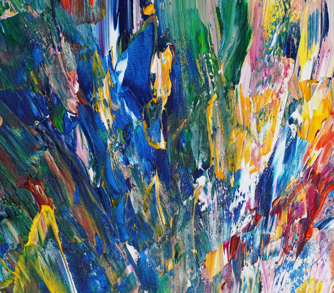Detail of the abstract artwork by artist Peter Nottrott