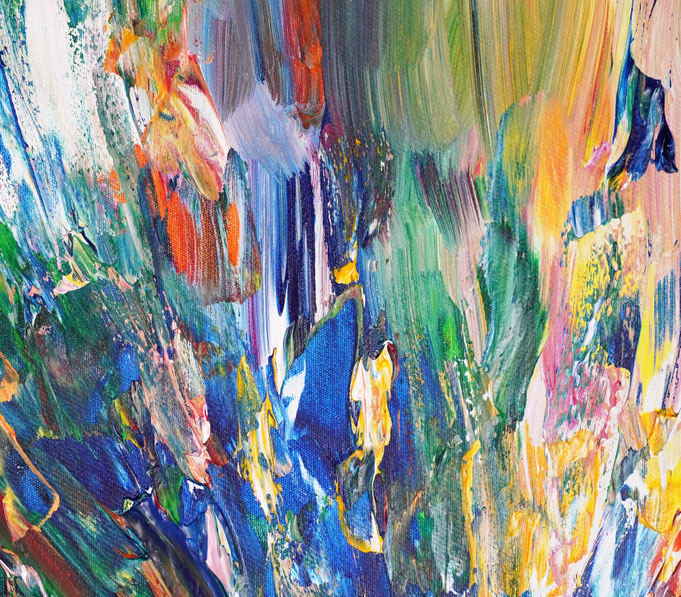 Detail of the abstract artwork by artist Peter Nottrott
