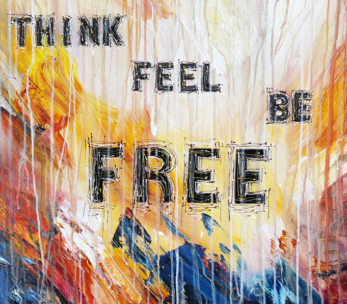 Detail of the abstract artwork by artist Peter Nottrott