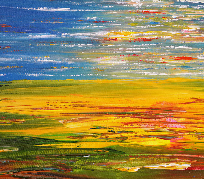 Detail of painting Seaside Impression S 1