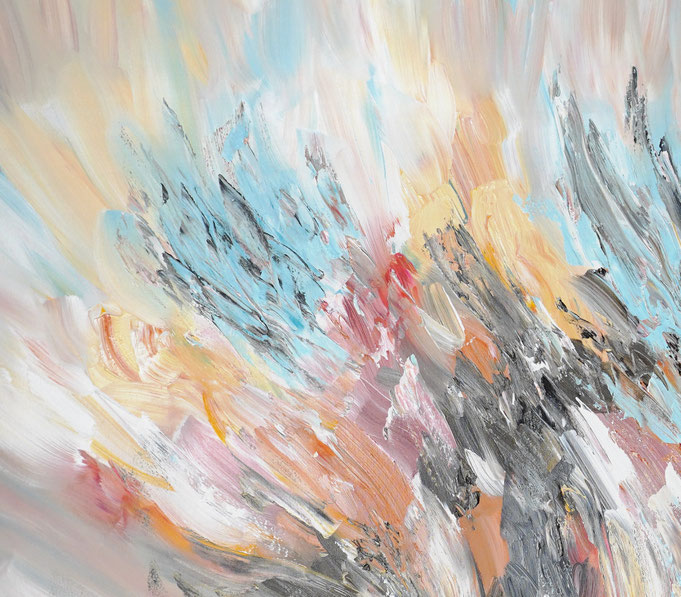 Detail of the abstract artwork by artist Peter Nottrott