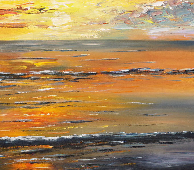 Detail of painting Seaside Impression S 1