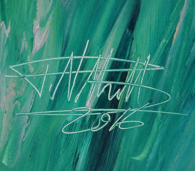 signature of the artist Peter Nottrott and year of creation: 2016