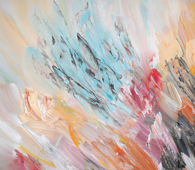 Detail of the abstract artwork by artist Peter Nottrott
