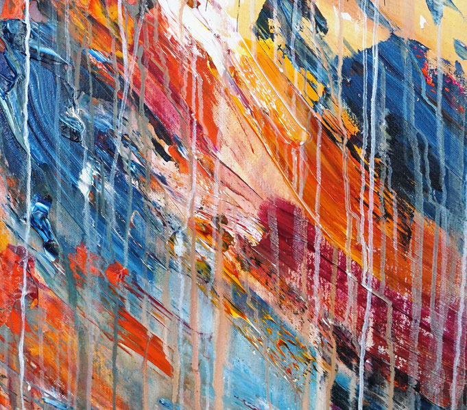 Detail of the abstract artwork by artist Peter Nottrott
