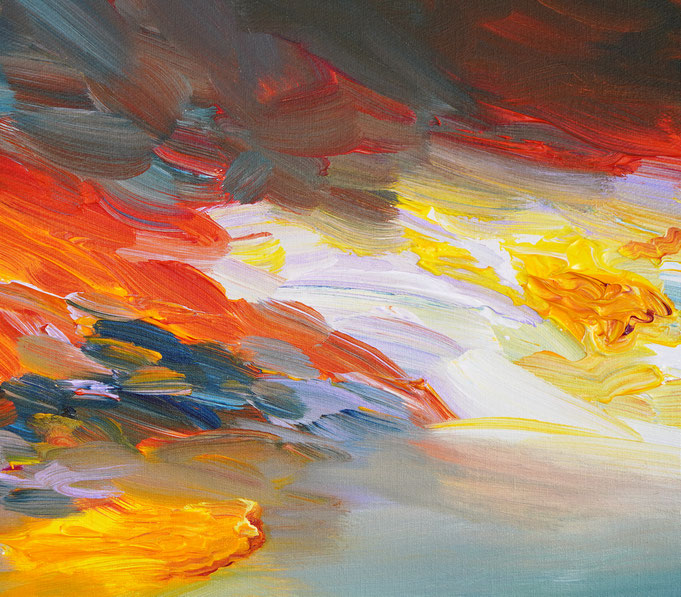 Detail of painting Seaside Impression S 1