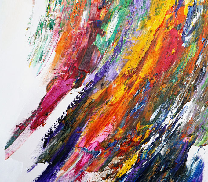 detail of the oversized abstract artwork by the artist Peter Nottrott for sale