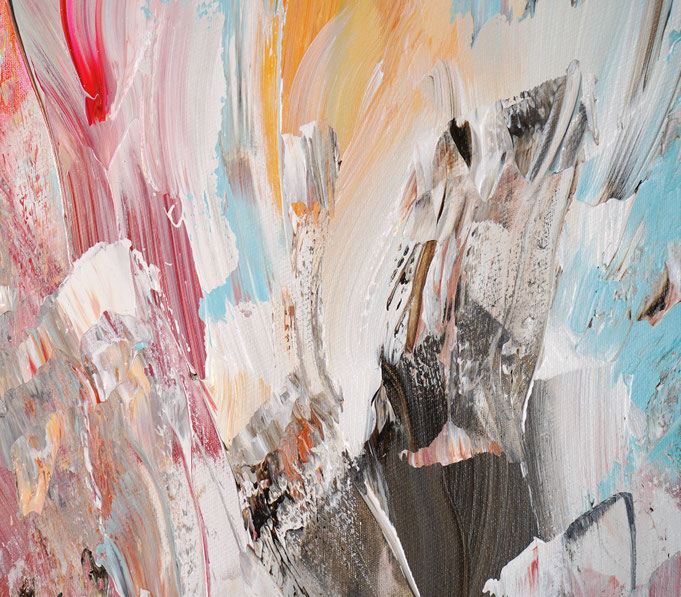 Detail of the abstract artwork by artist Peter Nottrott