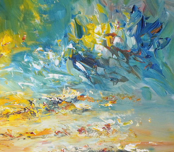 detail of the flower artwork of the artist Peter Nottrott