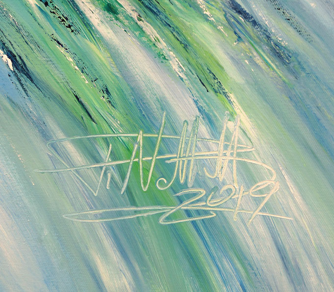 signature of the artist Peter Nottrott and year of creation