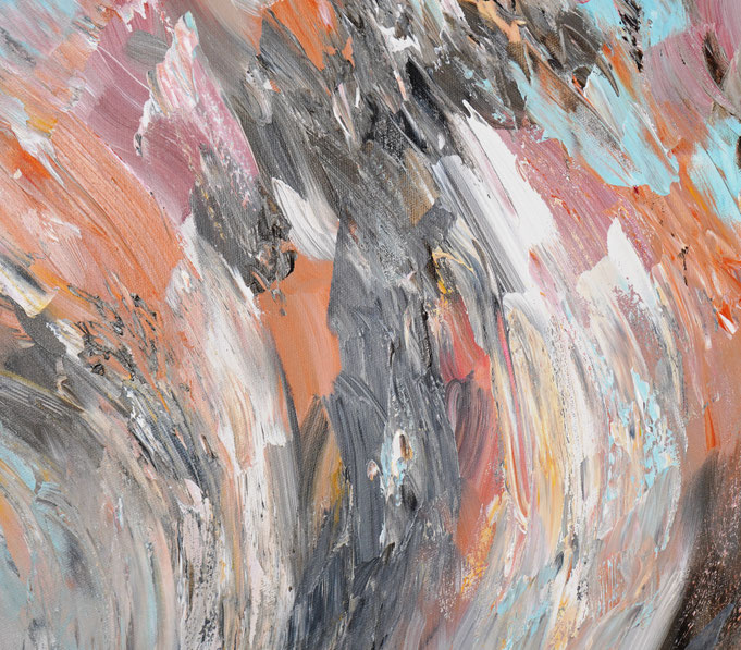 Detail of the abstract artwork by artist Peter Nottrott