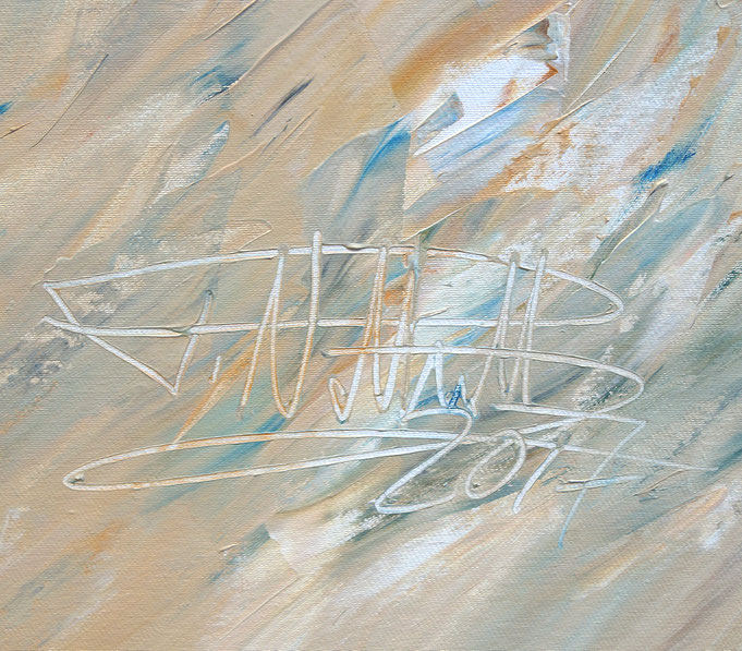 Signature of the artist Peter Nottrott and year of creation: 2017