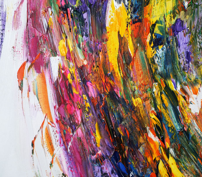 detail of the oversized abstract artwork by the artist Peter Nottrott for sale