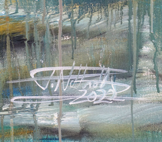 signature of the artist Peter Nottrott and year of creation