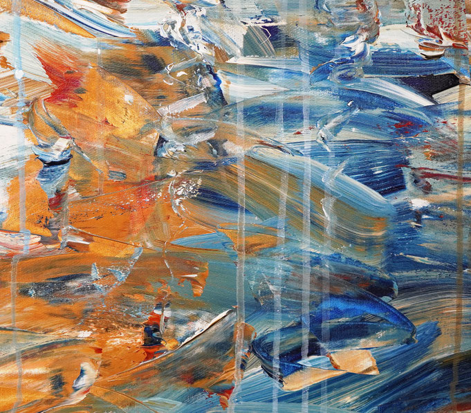 detail of the large sailing painting