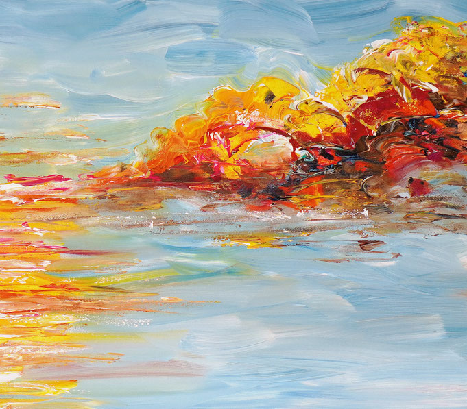 Detail of painting Seaside Impression S 1
