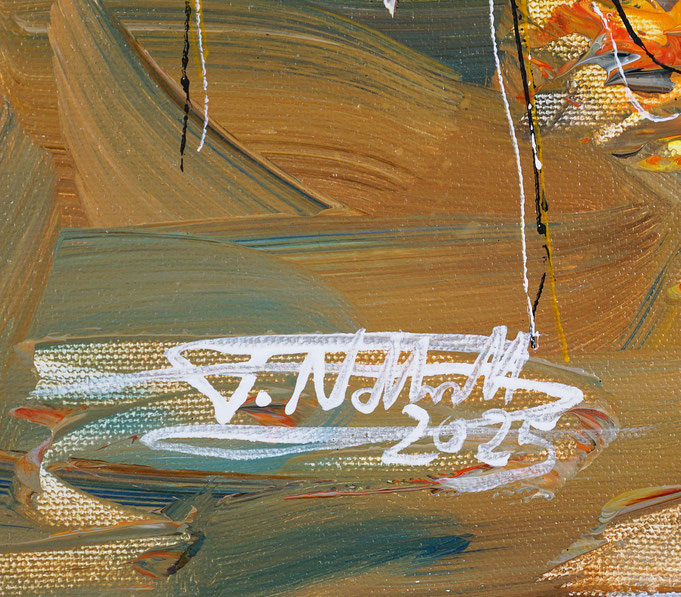 signature of the artist Peter Nottrott and year of creation