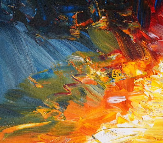 detail of the flower artwork of the artist Peter Nottrott
