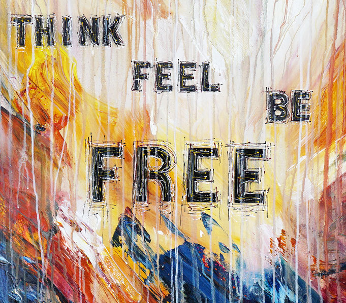 Detail of the abstract artwork by artist Peter Nottrott