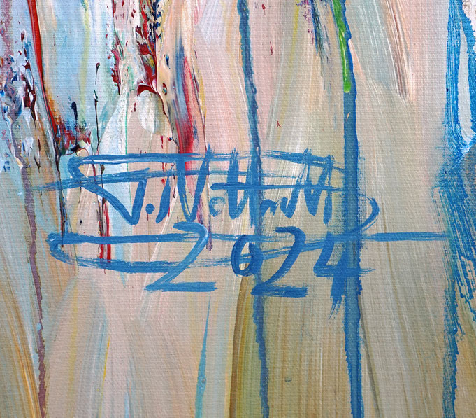 signature of the artist Peter Nottrott and year of creation