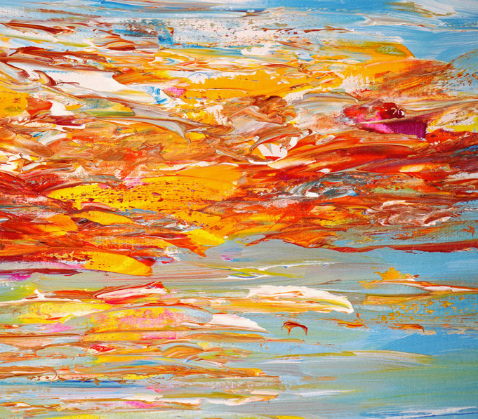 Detail of painting Seaside Impression S 1