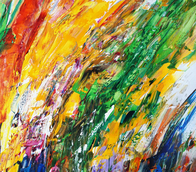 detail of the oversized abstract artwork by the artist Peter Nottrott for sale
