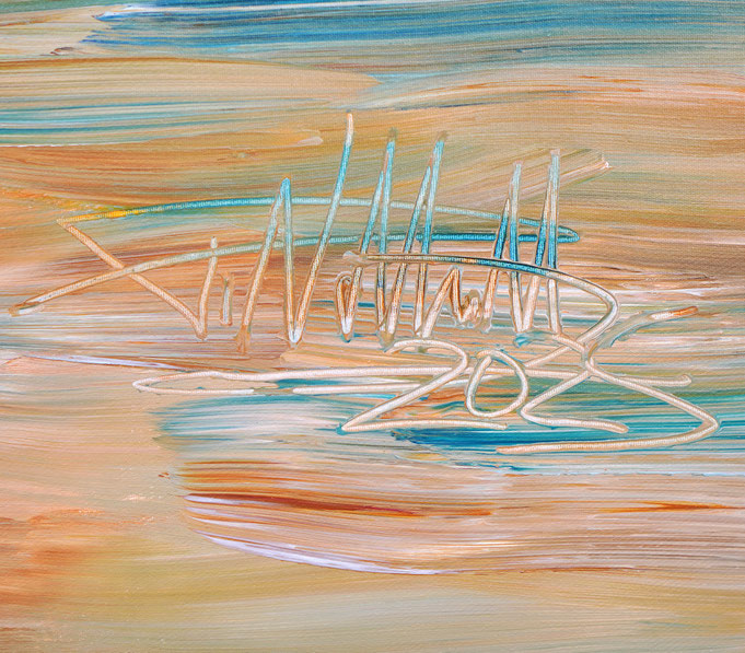 signature of the artist Peter Nottrott and year of creation: 2020