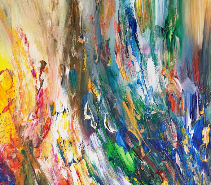 Detail of the abstract artwork by artist Peter Nottrott