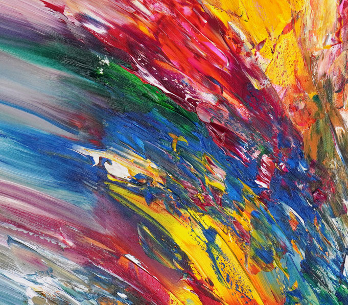 Detail of the abstract artwork by artist Peter Nottrott