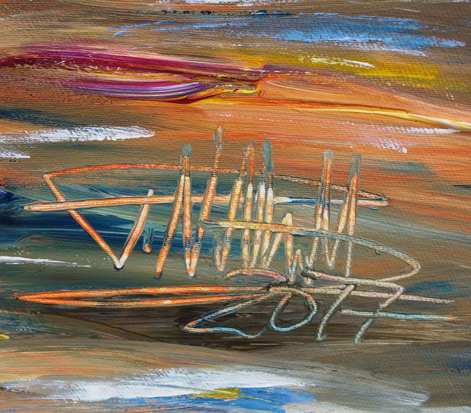 signature of the artist Peter Nottrott and year of creation: 2017