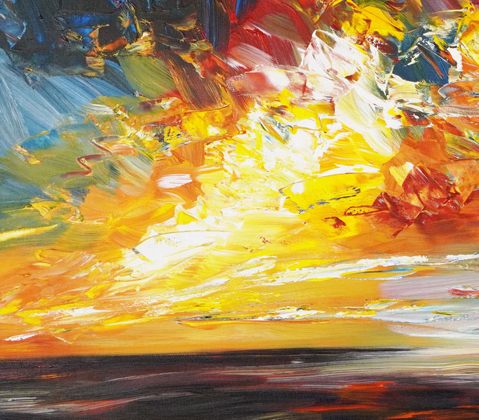 detail of the flower artwork of the artist Peter Nottrott
