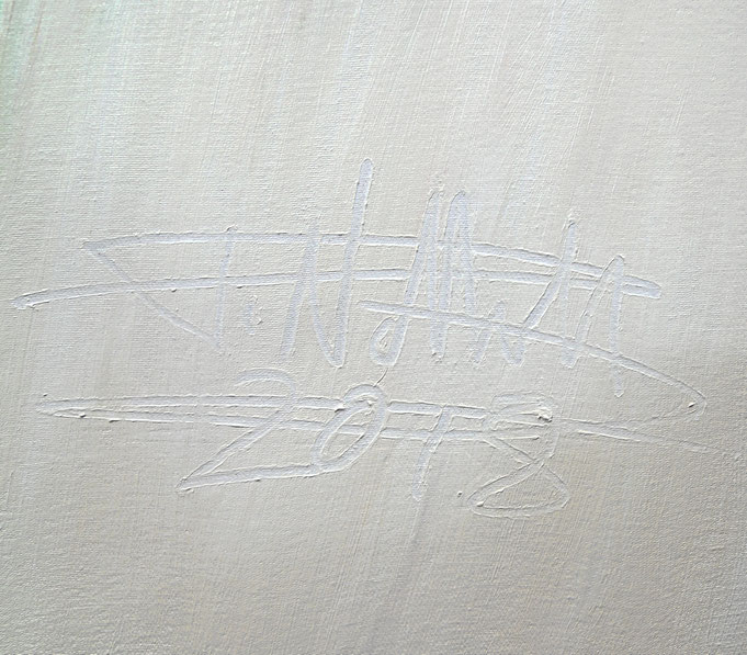 signature of the artist Peter Nottrott and year of creation: 2018